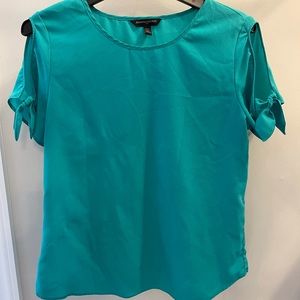 Teal Banana Republic blouse size petite small
